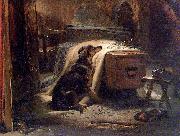 Sir Edwin Landseer The Old Shepherd's Chief Mourner Sweden oil painting artist